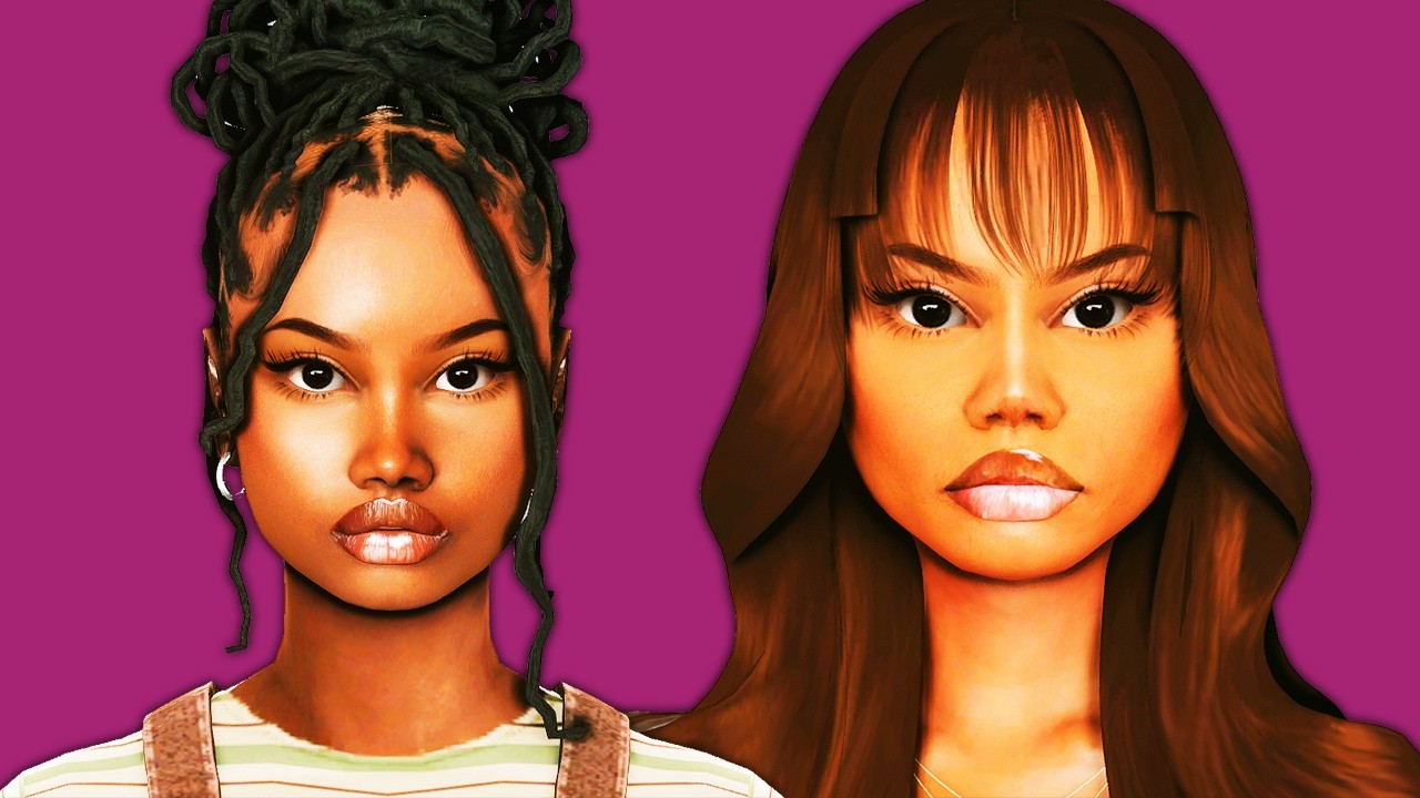 Sims 4 CAS - URBAN BADDIE FEMALE SIM DUMP CC FOLDER | CC FOLDER & SIM DOWNLOAD