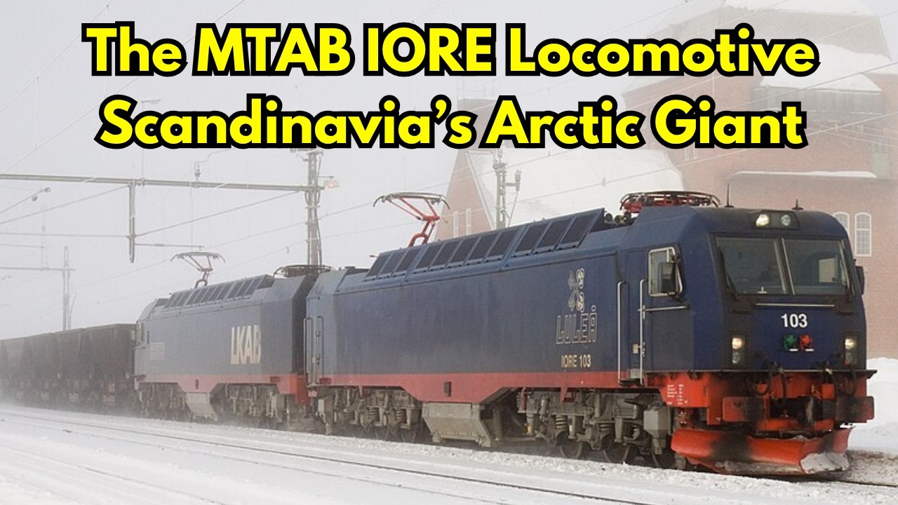 The MTAB IORE Locomotive – Scandinavia’s Arctic Giant #locomotive #giant #scandinavia #railway #fyp