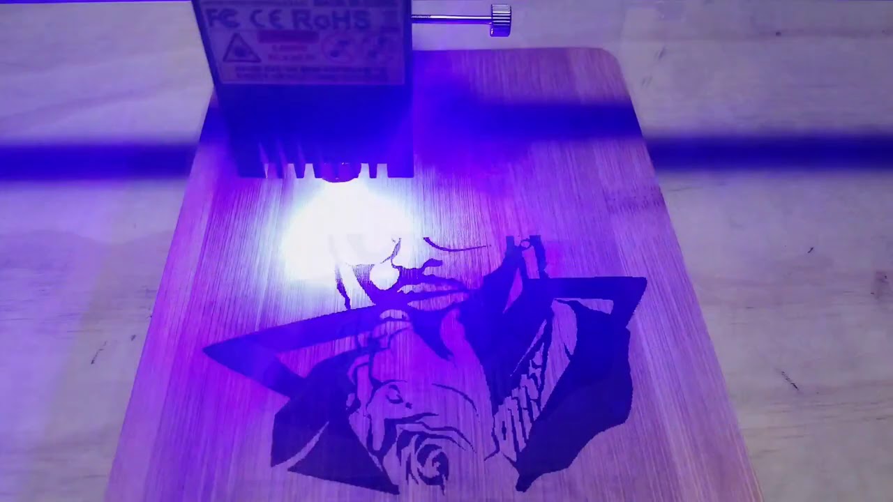 How to Make Extra Money Using The Ortur Laser Master 2 20 Watt Pop Smoke Engraved on Bamboo Board