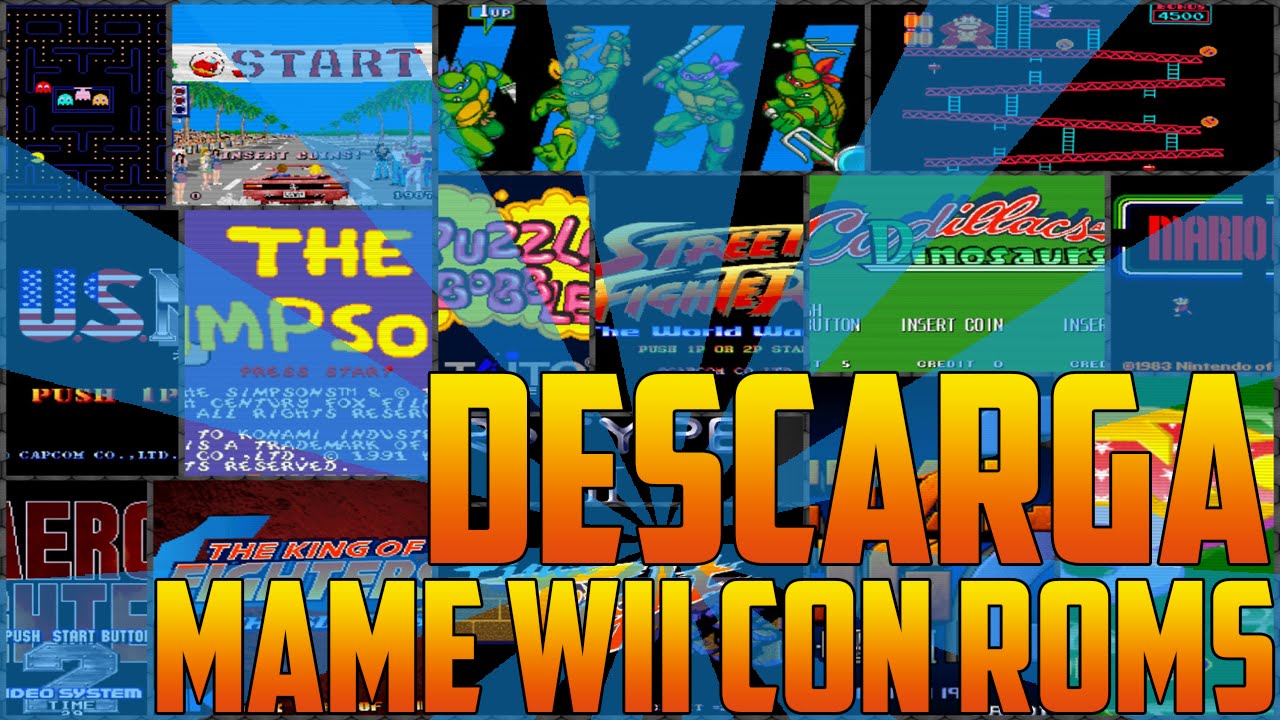 Emulador De MAME Con Roms Para Wii