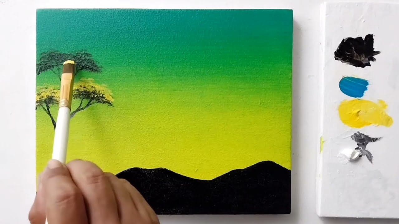 Easy Canvas Painting Size 20x25 cm