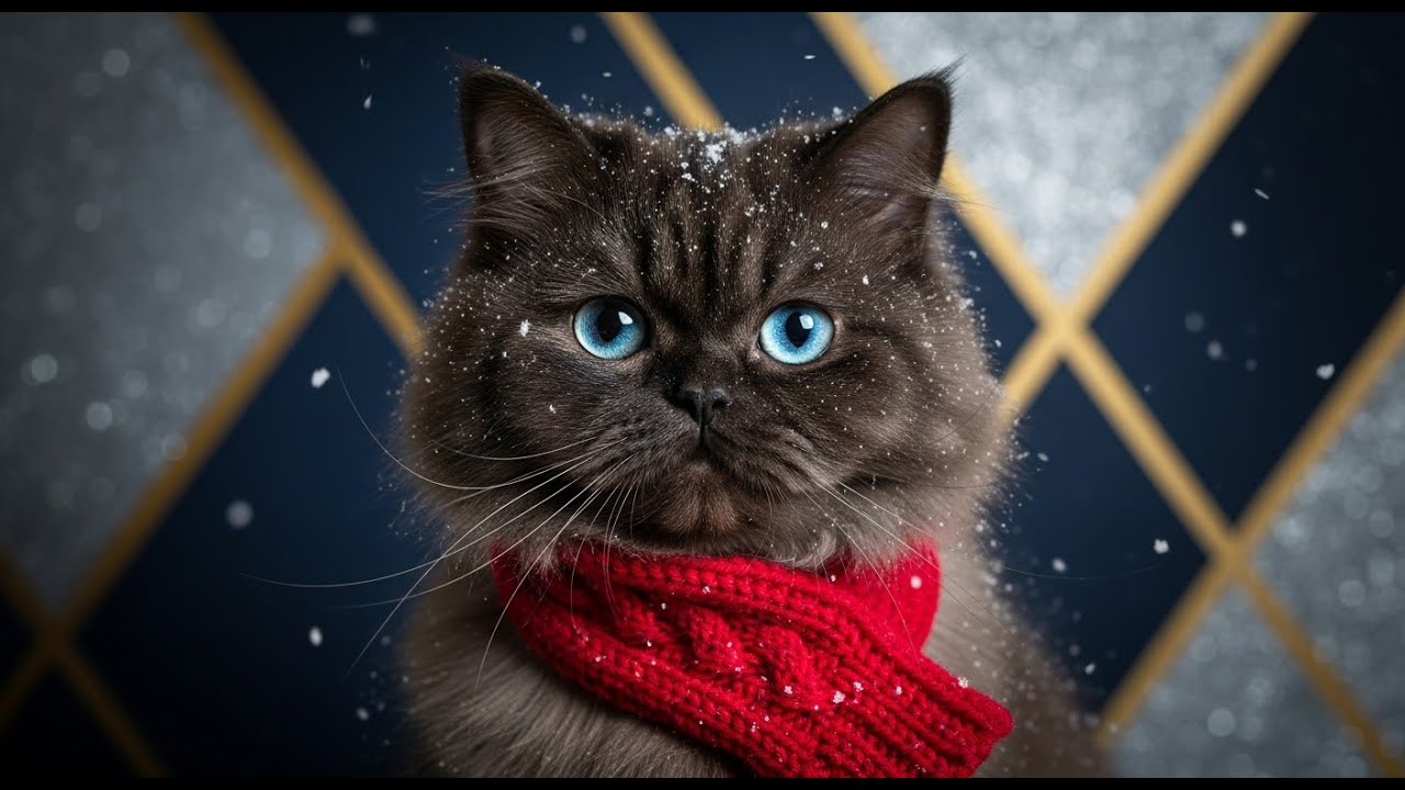🔴 WINTER SPECIAL ● RETROWAVE CAT RADIO ❄️😻 | Synthwave & Ambient Electronic Winter Mix 🪐✨