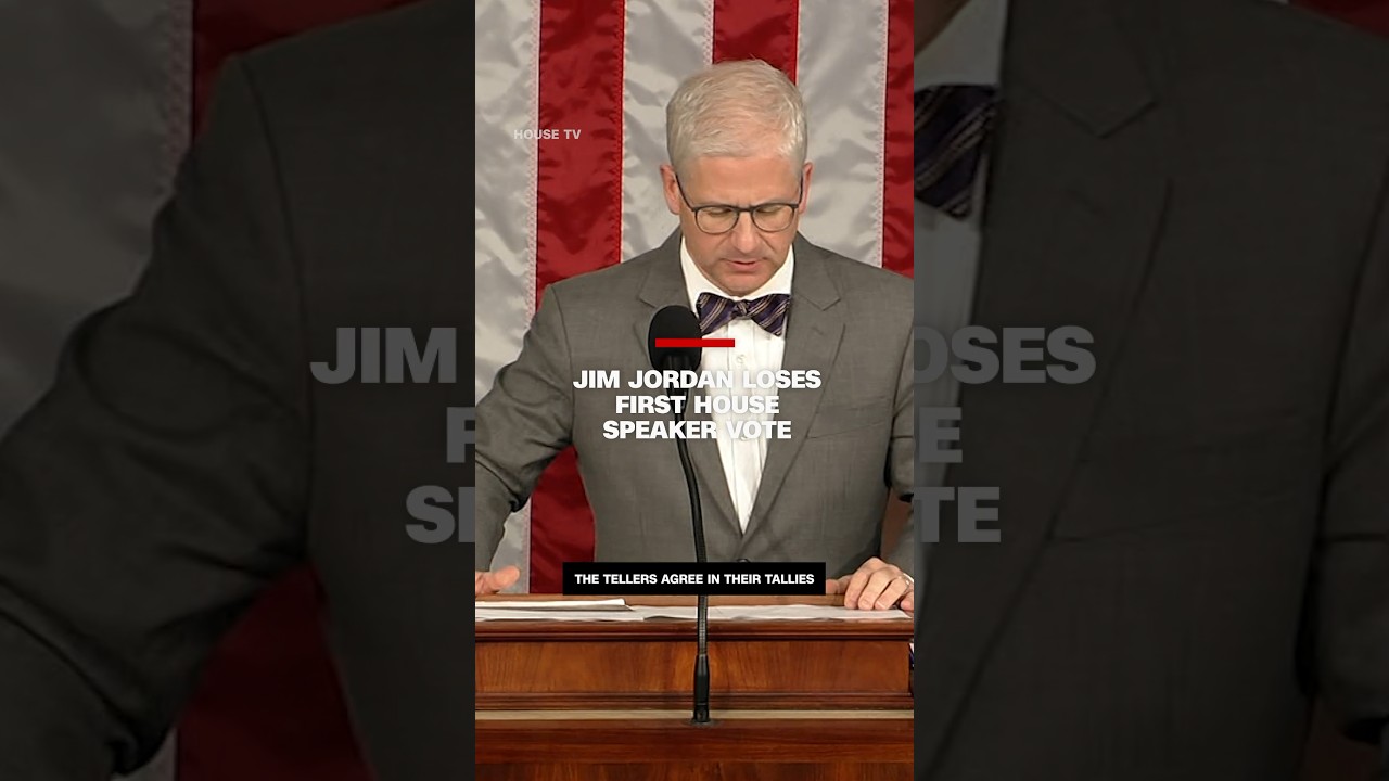 Jim Jordan loses first House speaker vote