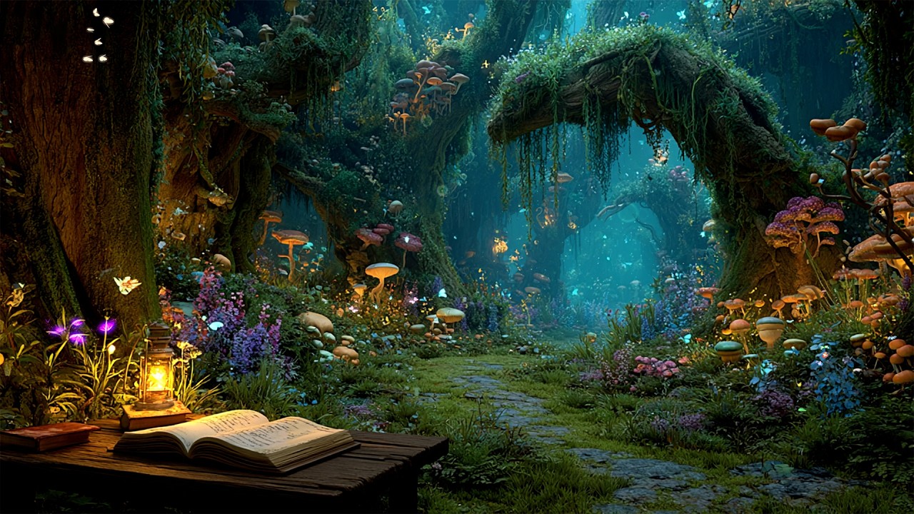 Magical Fireflies in the Nightcore Forest ❖ Whimsical Melodies Fairy Music - Cosy Ambience