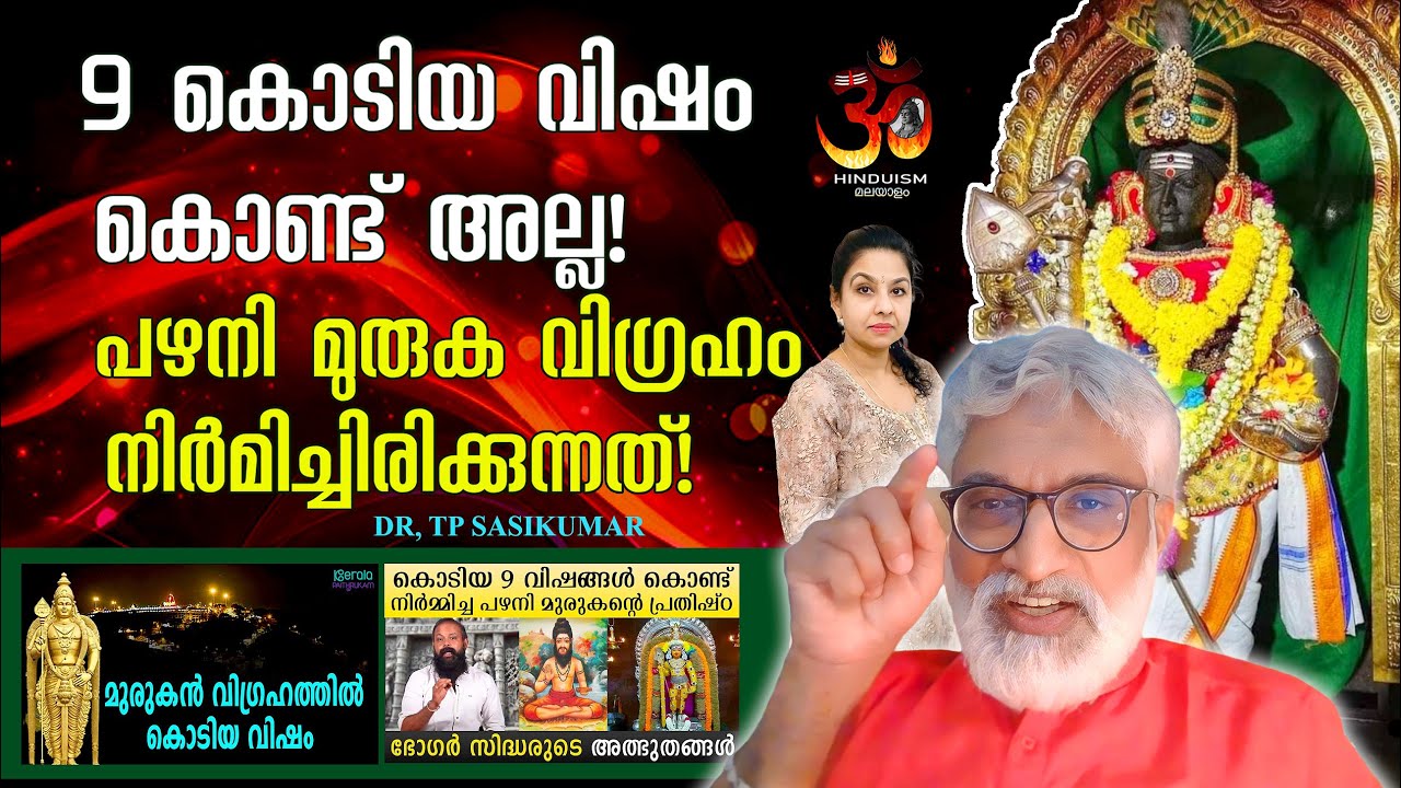 9 കൊടിയ വിഷം കൊണ്ട് അല്ല! പഴനി മുരുക വിഗ്രഹം നിർമിച്ചിരിക്കുന്നത്! | Palani idol | Dr TP Sasikumar