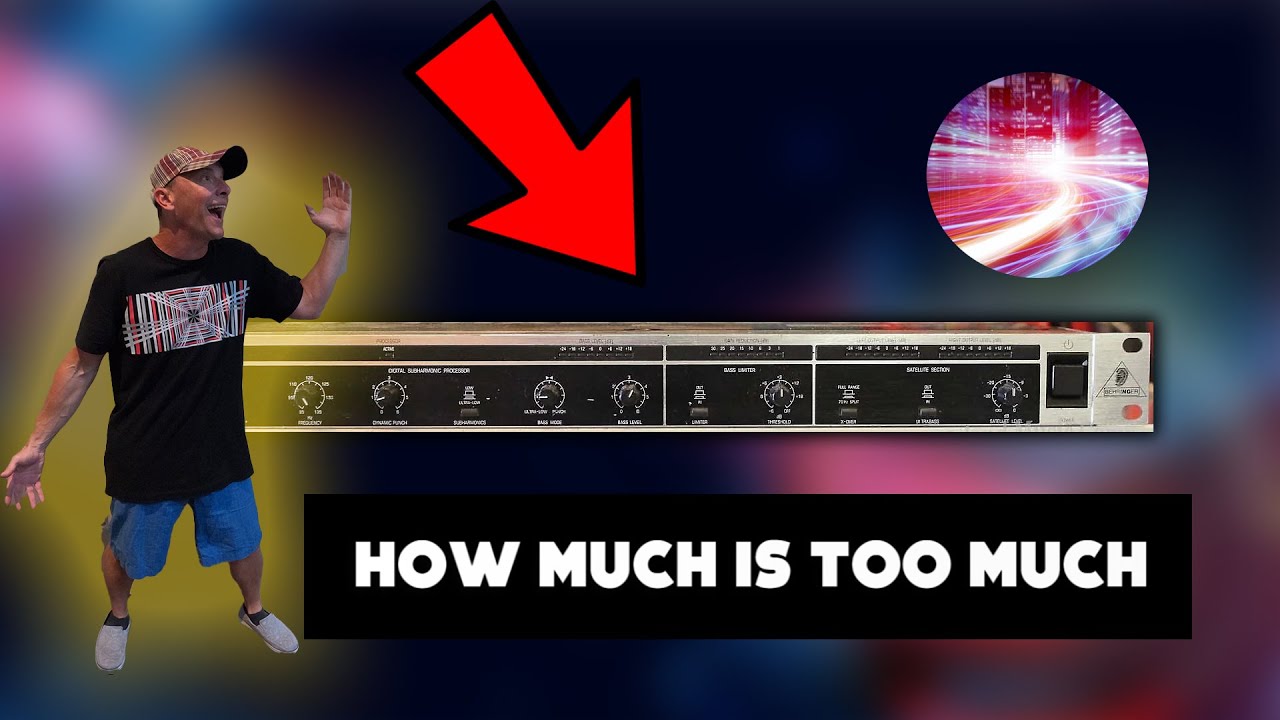 I finally put a REAL subharmonic Synthesizer On My Bedroom Surround System