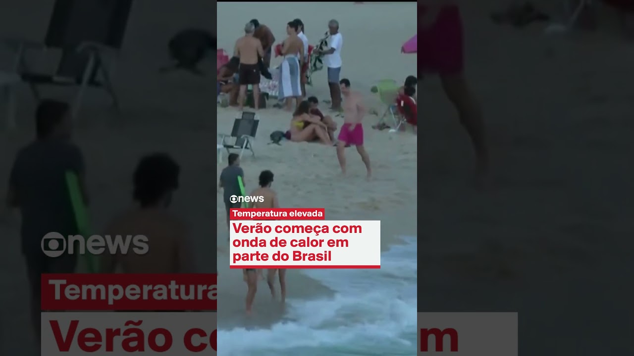 Ver&atilde;o come&ccedil;a com onda de calor em parte do Brasil