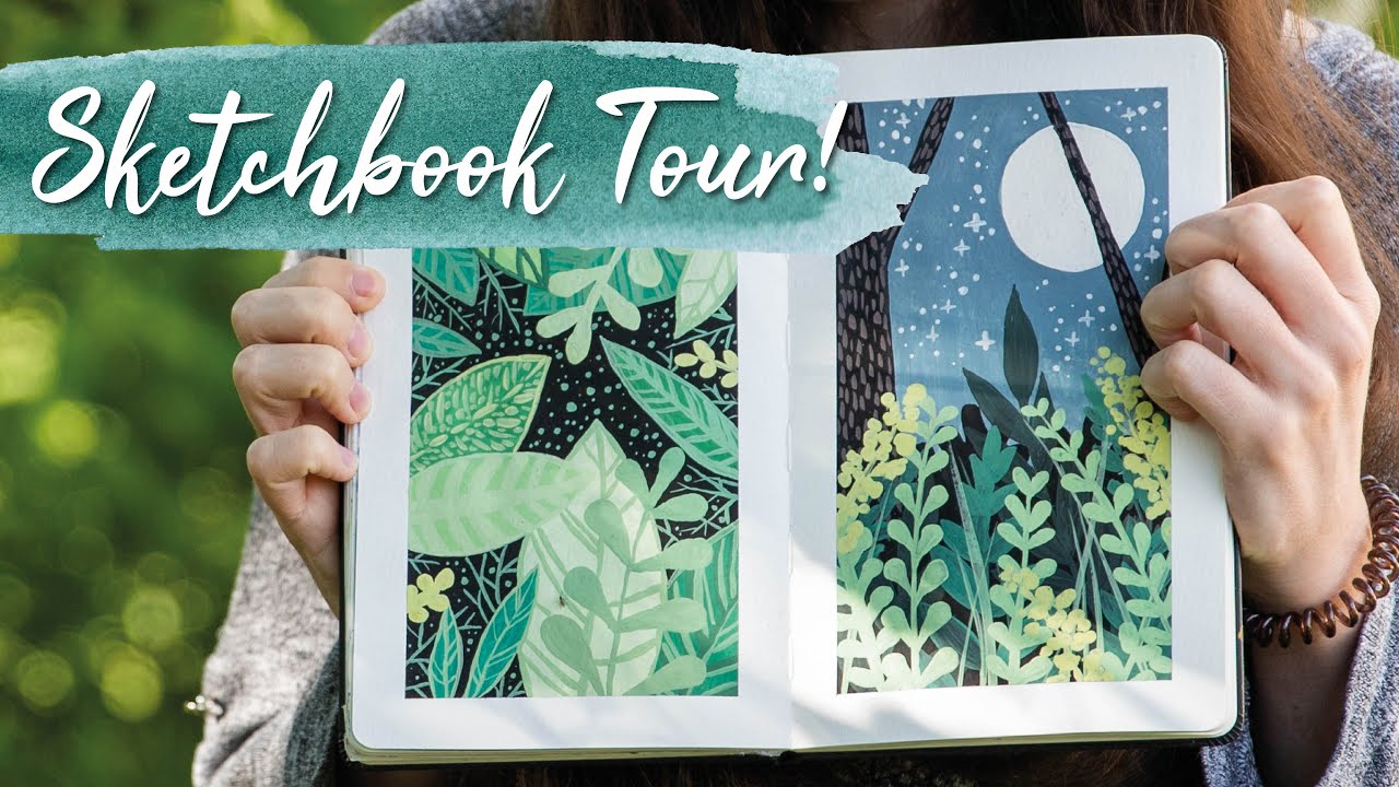 WATERCOLOR SKETCHBOOK TOUR! 🎨