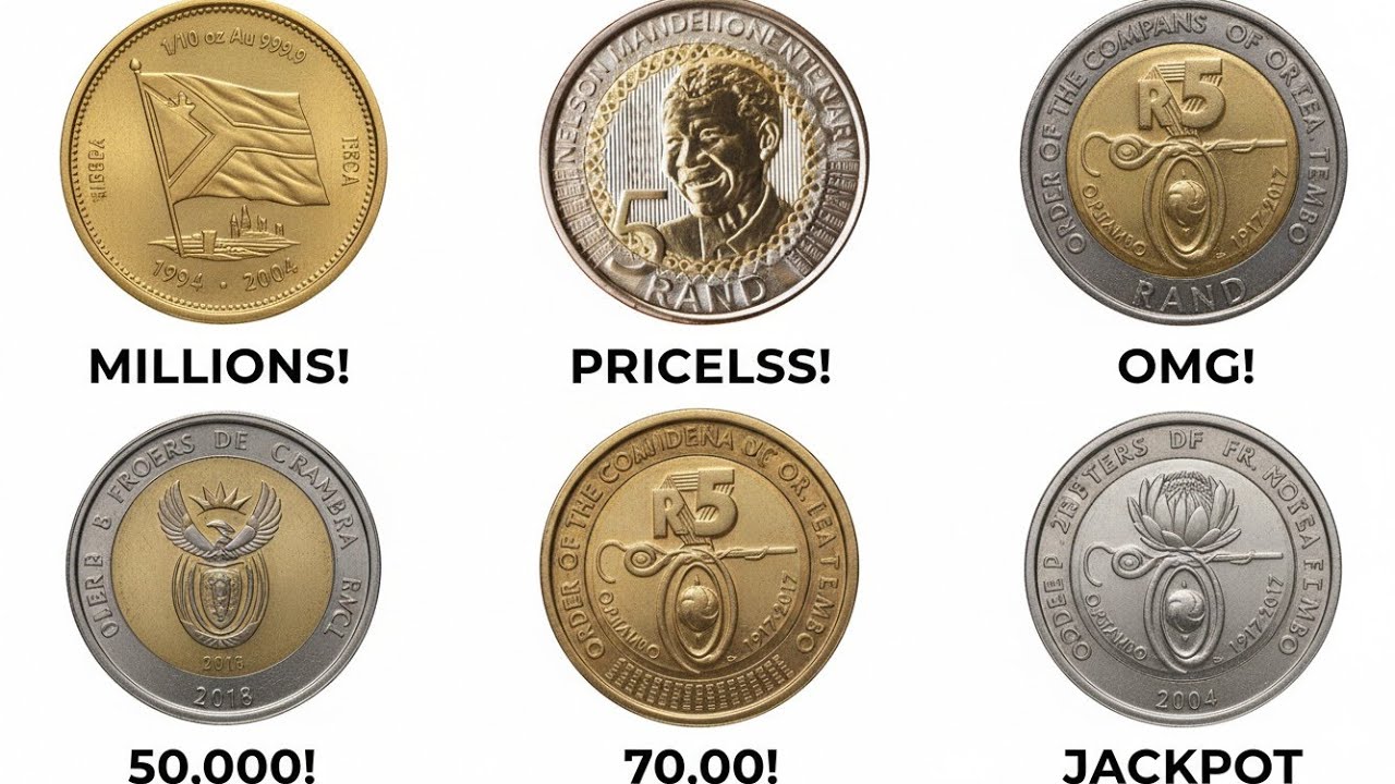 Every South African 5 Rand Coin You Need To Know &mdash; These 3 Rare Coins Are Selling For Millions!