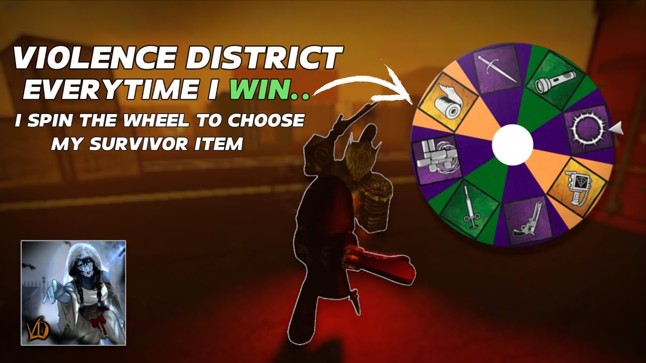 Каждый раз, когда я ВЫИГРЫВАЮ в Violence District, я КРУТАЮ КОЛЕСО, ЧТОБЫ ВЫБРАТЬ СВОЙ предмет вы...