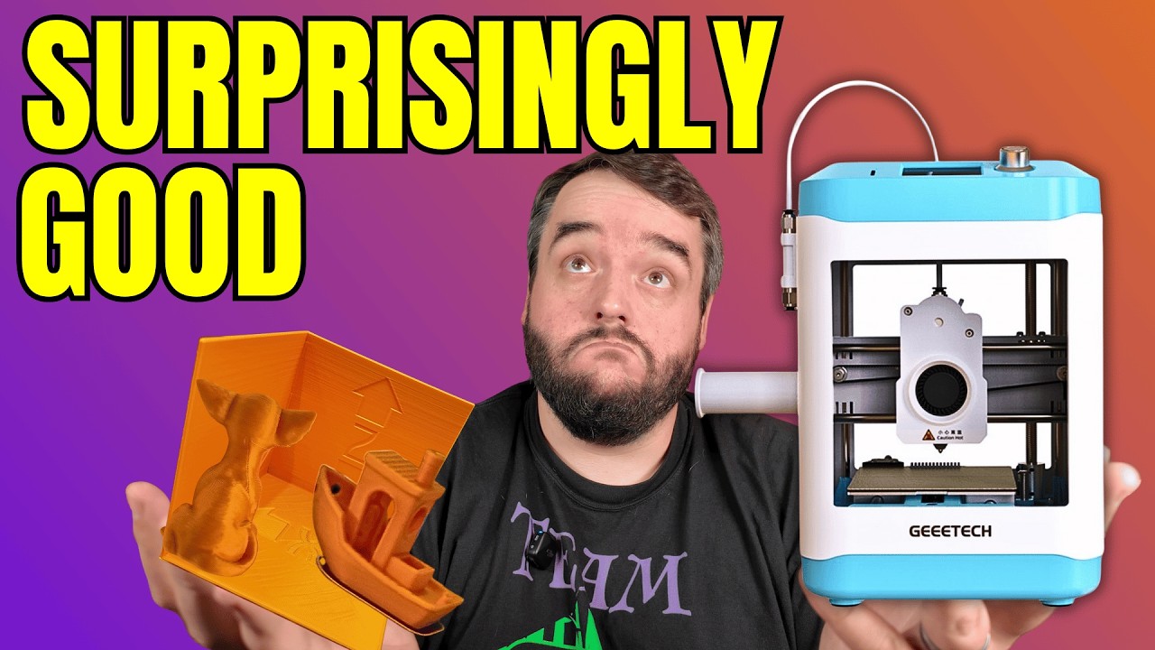 Этот крошечный 3D-принтер действительно работает?! (Geeetech M1 Mini)