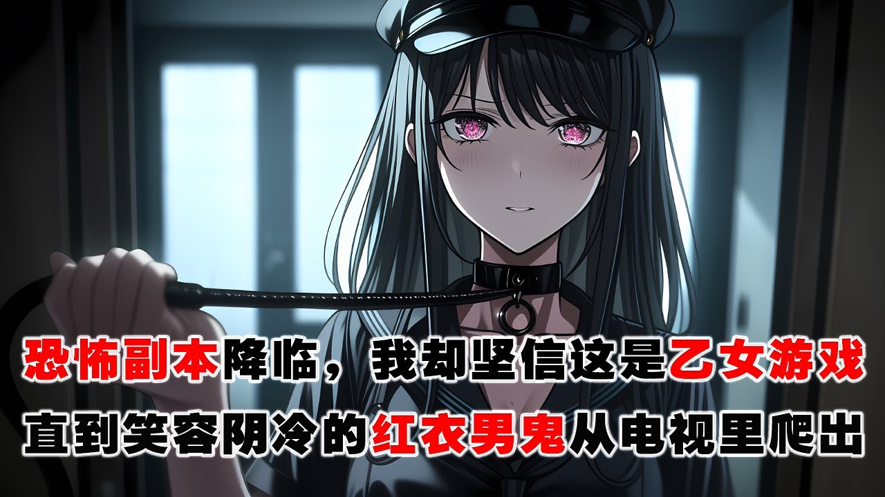 💢《我在恐怖遊戲裏不按套路出牌》：恐怖副本降臨，我卻堅信這是乙女遊戲。紅衣男鬼從電視裏爬出，笑容陰冷......#惊悚 #恐怖 #灵异 #皮皮说漫