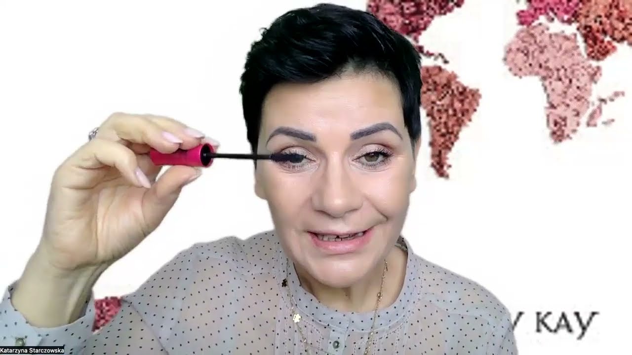 Makijaż dla opadającej powieki ,i do okularów- Mary Kay