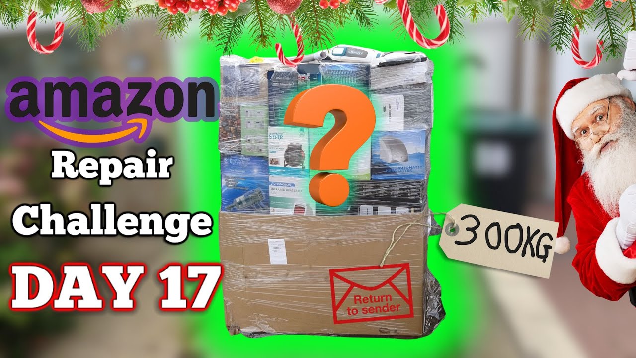 FIXING AMAZON RETURNS PALLET | DAY 17 | 2025 ADVENT Challenge