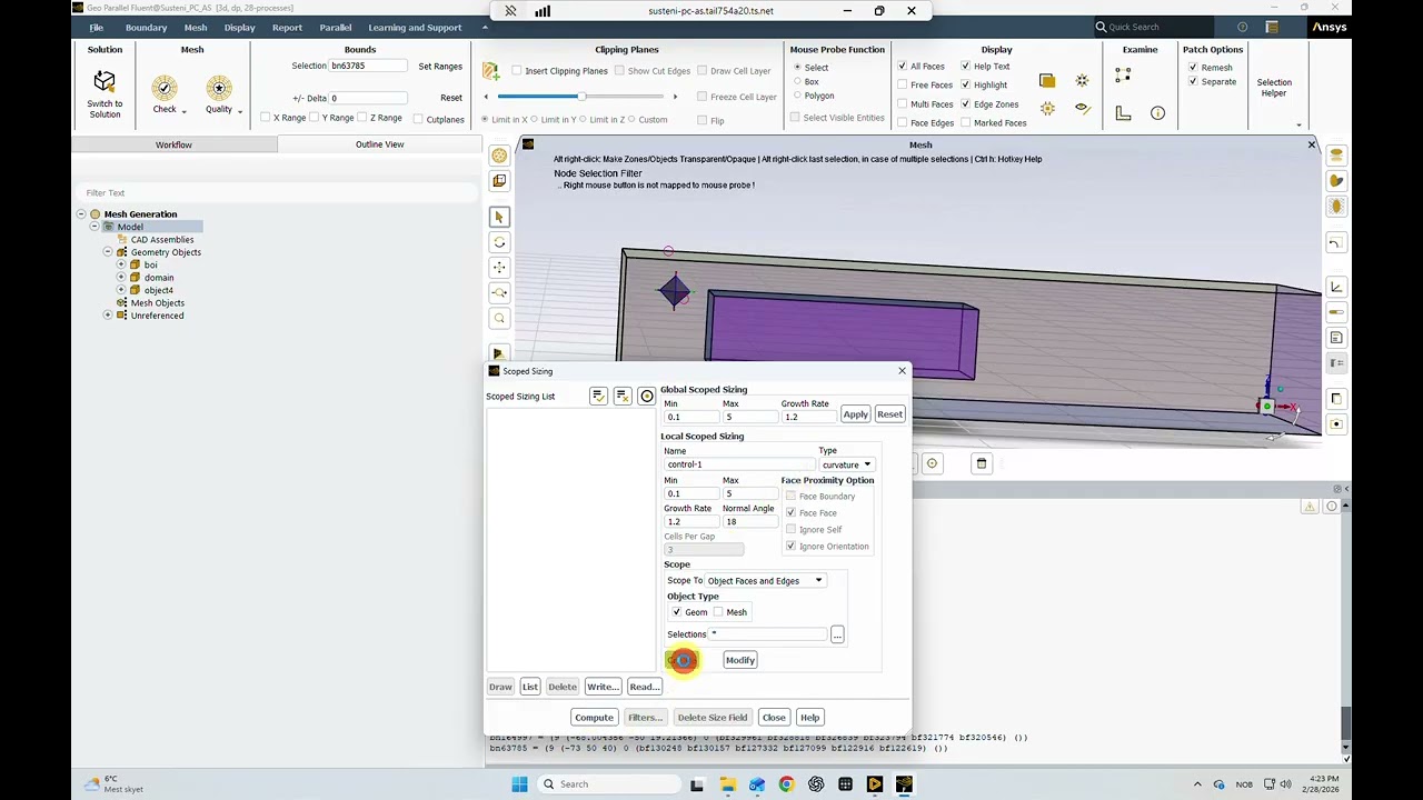 Meshing Dirty CAD Geometry with Shrink Wrap in ANSYS Fluent | Clean, Watertight Mesh Workflow