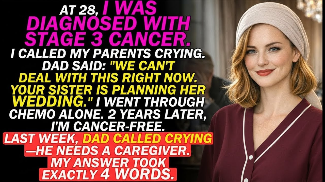 My Parents Abandoned Me During Cancer Treatment—My 4-Word Response Left Dad Speechless