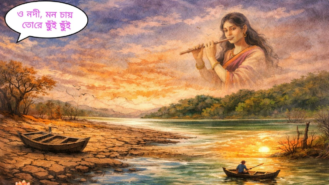 ও নদী, মন চায় তোরে ছুঁই ছুঁই| | Bnagla Song||| O Nodi || Melodious Song 
