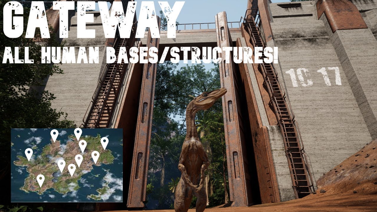 THE ISLE - ALL HUMAN BUILDINGS ON GATEWAY! #TheIsle