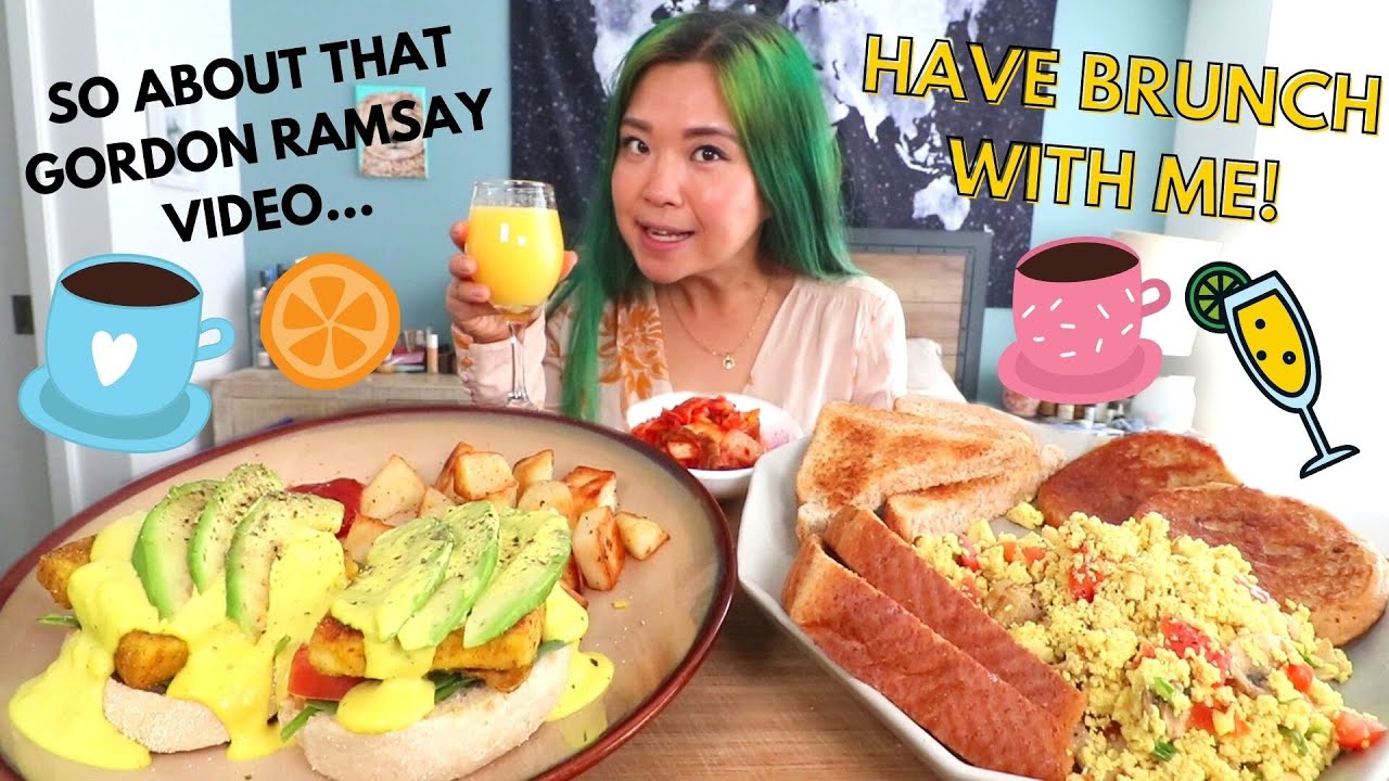 VIRTUAL BRUNCH ❤️ VEGAN BRUNCH MUKBANG // Munching Mondays Ep.87