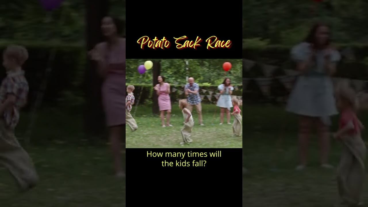 Kids Best Funny Moments: Potato Sack Race👀