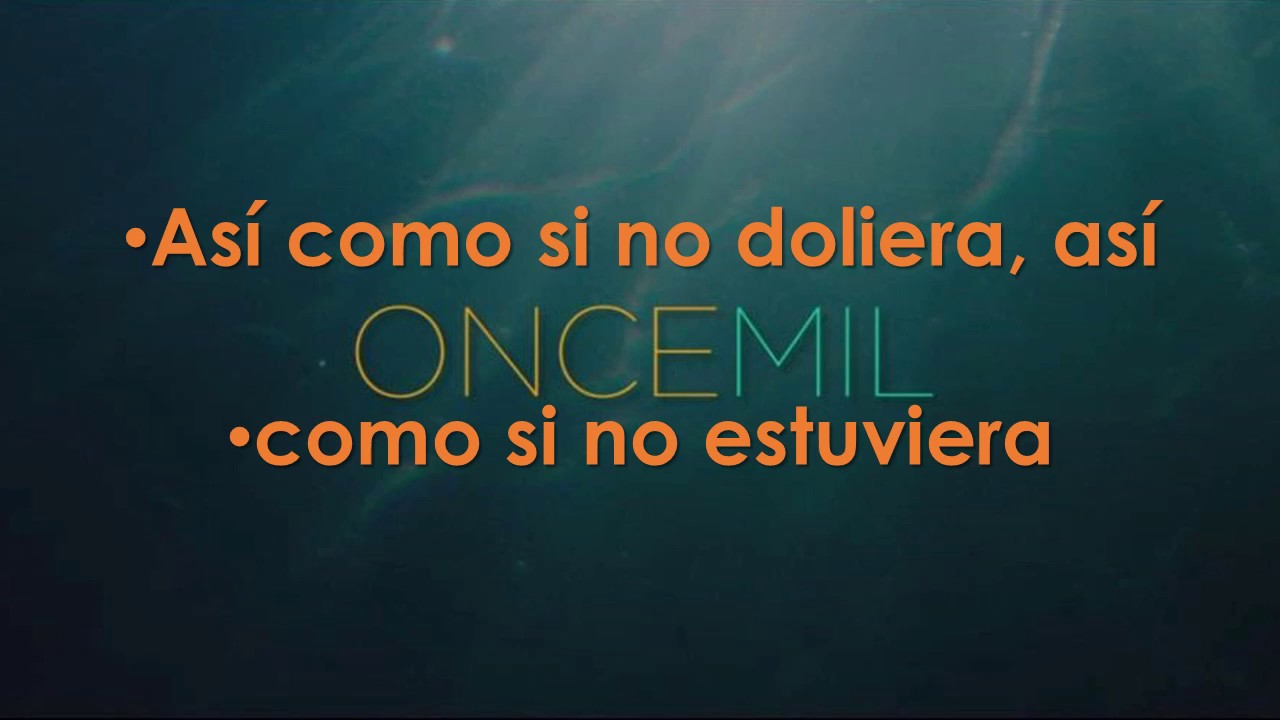Abel Pintos - Oncemil Ft. Mal&uacute;  (V&iacute;deo lyrics)