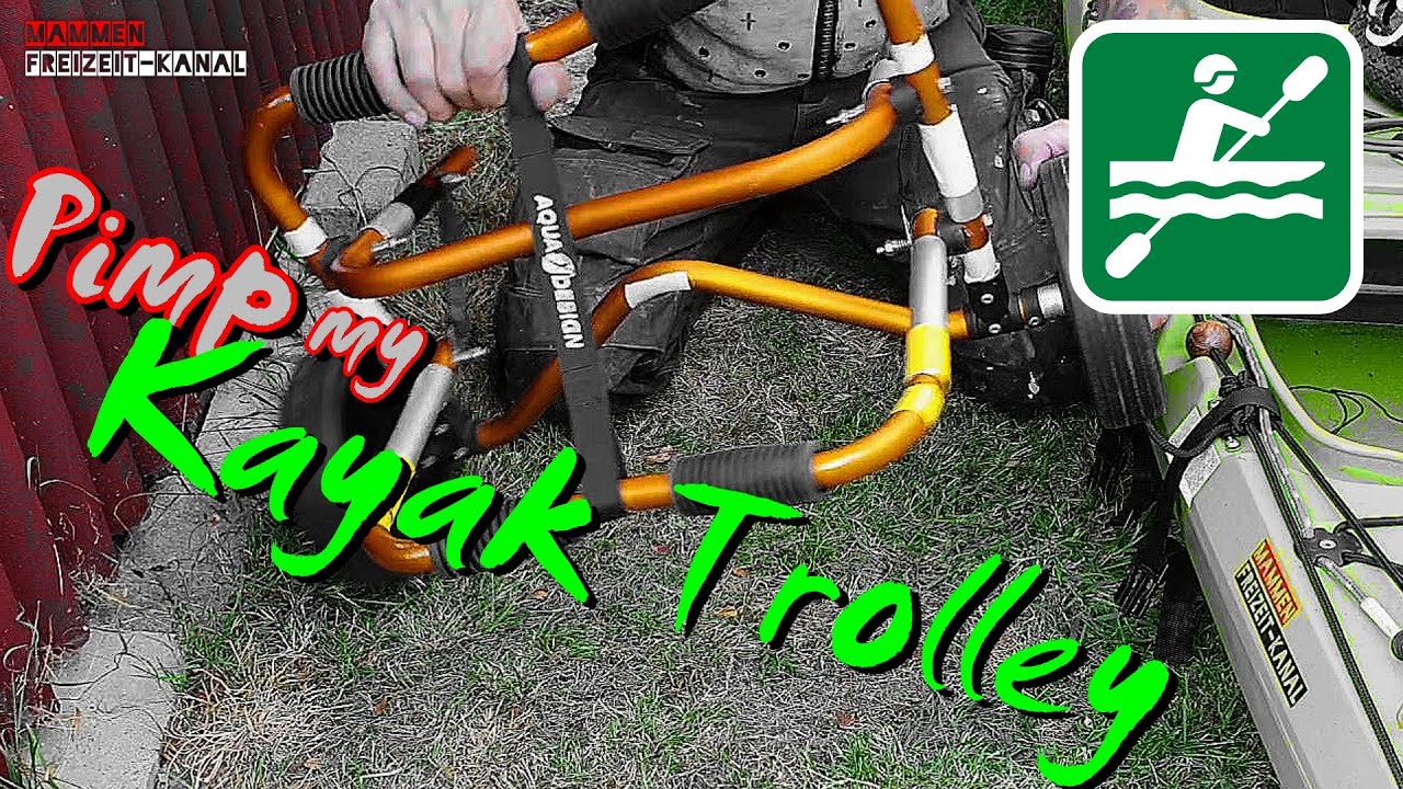 DIY  👨‍🔧  Pimp  my kayak trolley 1 - Bootswagen ⛵️ Kajak anpassen für wenig Geld
