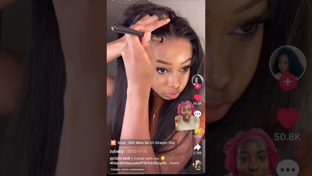 ISEE HAIR GLUELESS WIG #iseehair  #gluelesswig #weargowig #firstimpression #wigreview