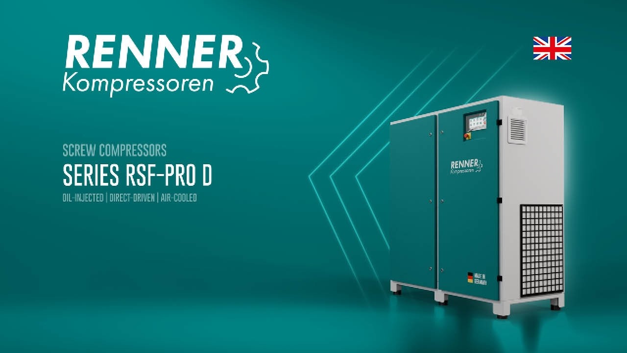 Screw compressors series RSF-PRO D | Product film