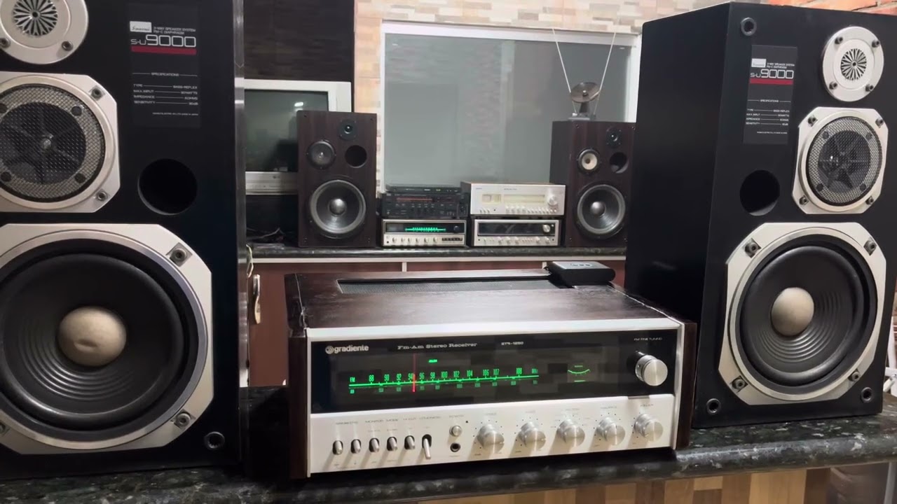 Gradiente STR 1250 & Sansui SU 9000 loudspeakers