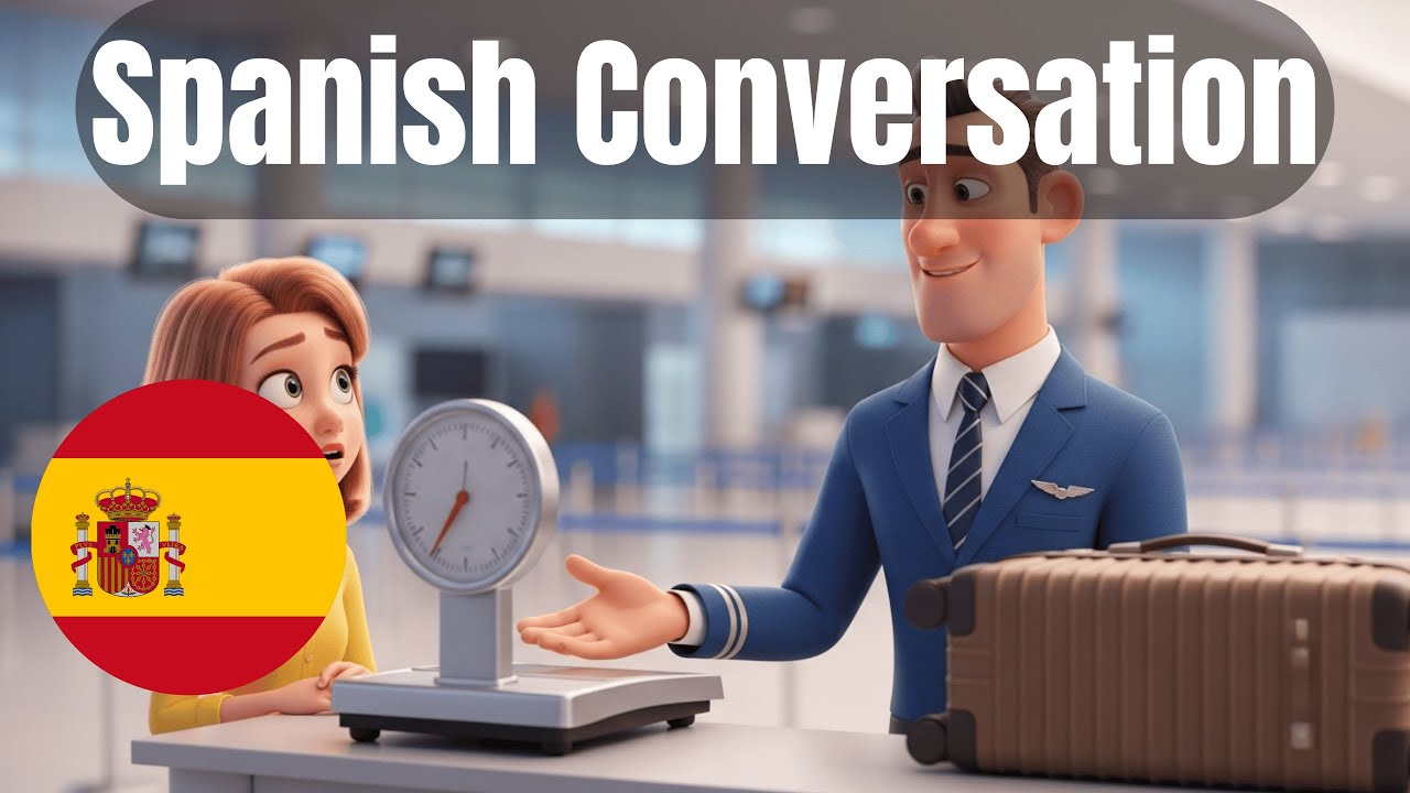 Spanish Listening Practice: Checking in for a Flight (Real-World Dialogue)