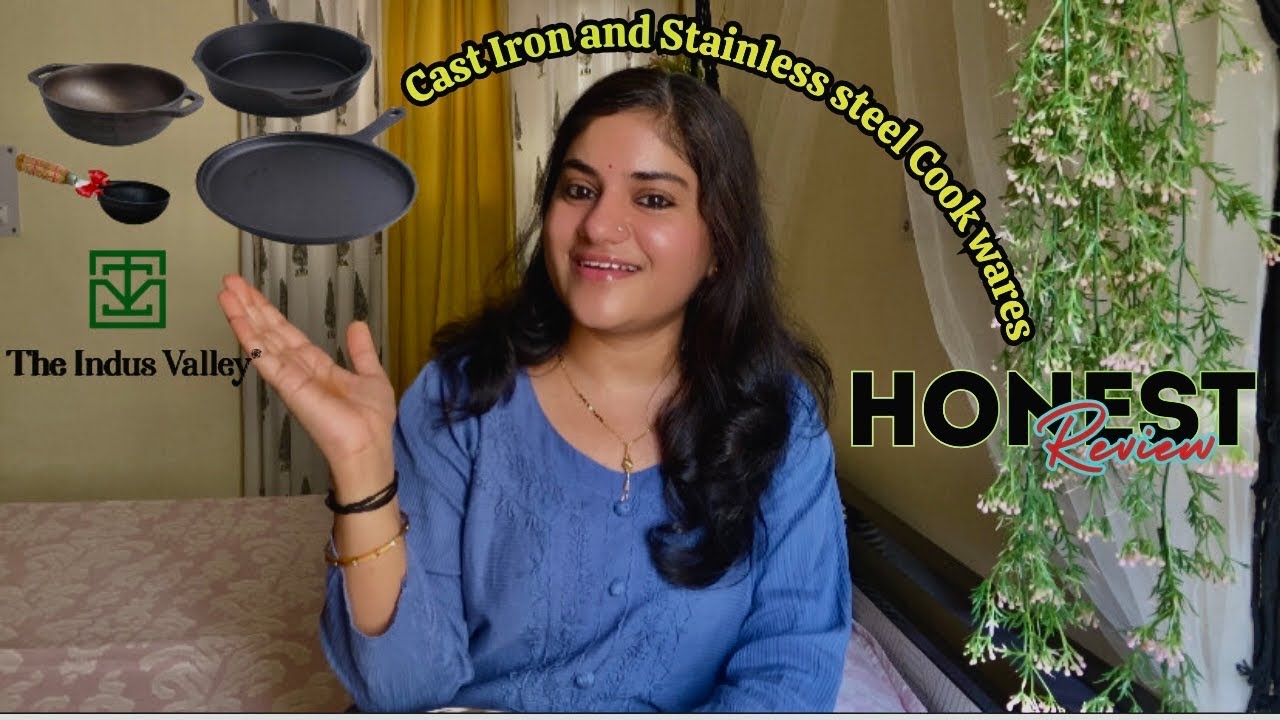 Indus Valley cookwares use and review| Indus Valley cast iron tawa| cast iron fry pan| #indusvalley