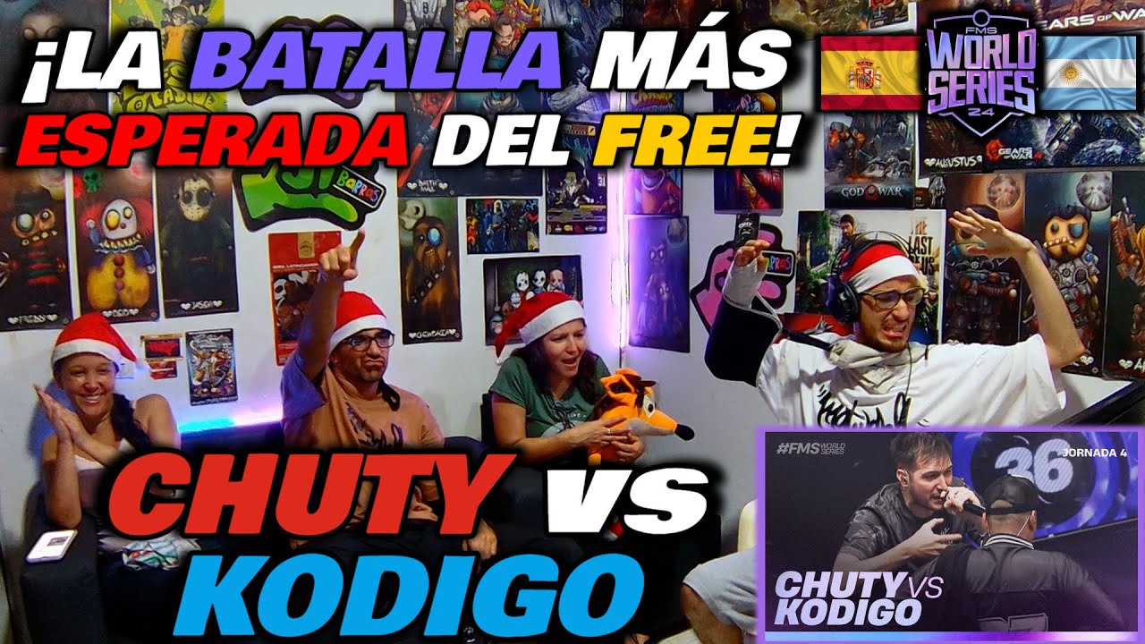 🔴COLOMBIANOS REACCIONAN a CHUTY vs KODIGO - ¡LA BATALLA MÁS ESPERADA! [FMS WORLD SERIES SUPERLIGA]