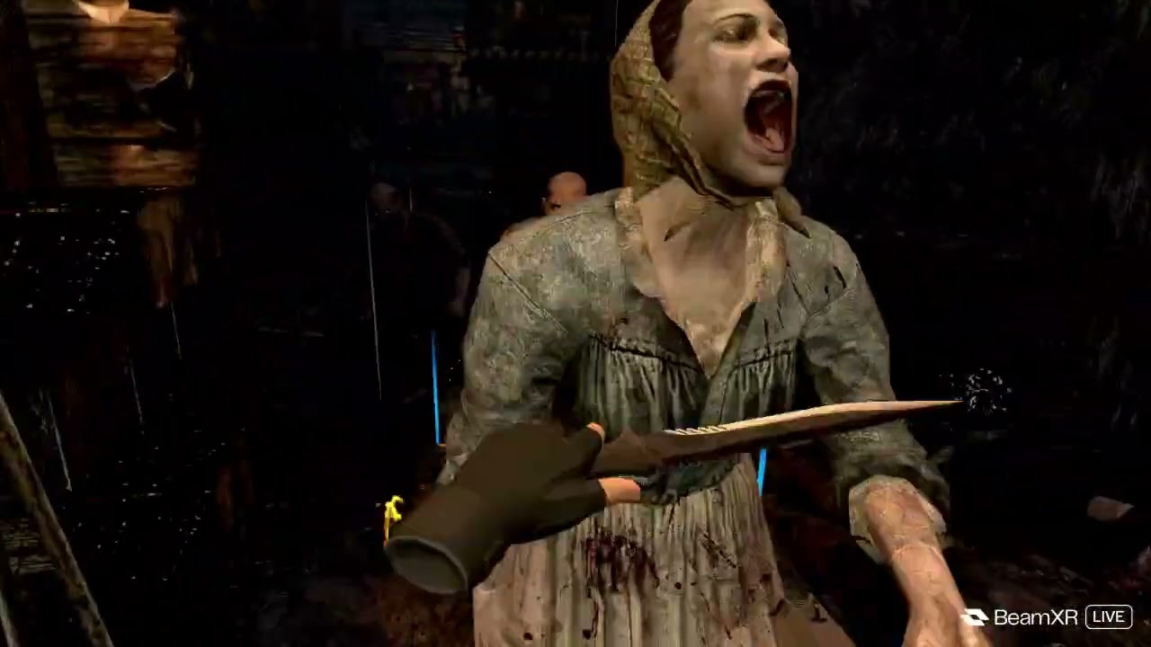 Resident Evil 4 VR live gameplay