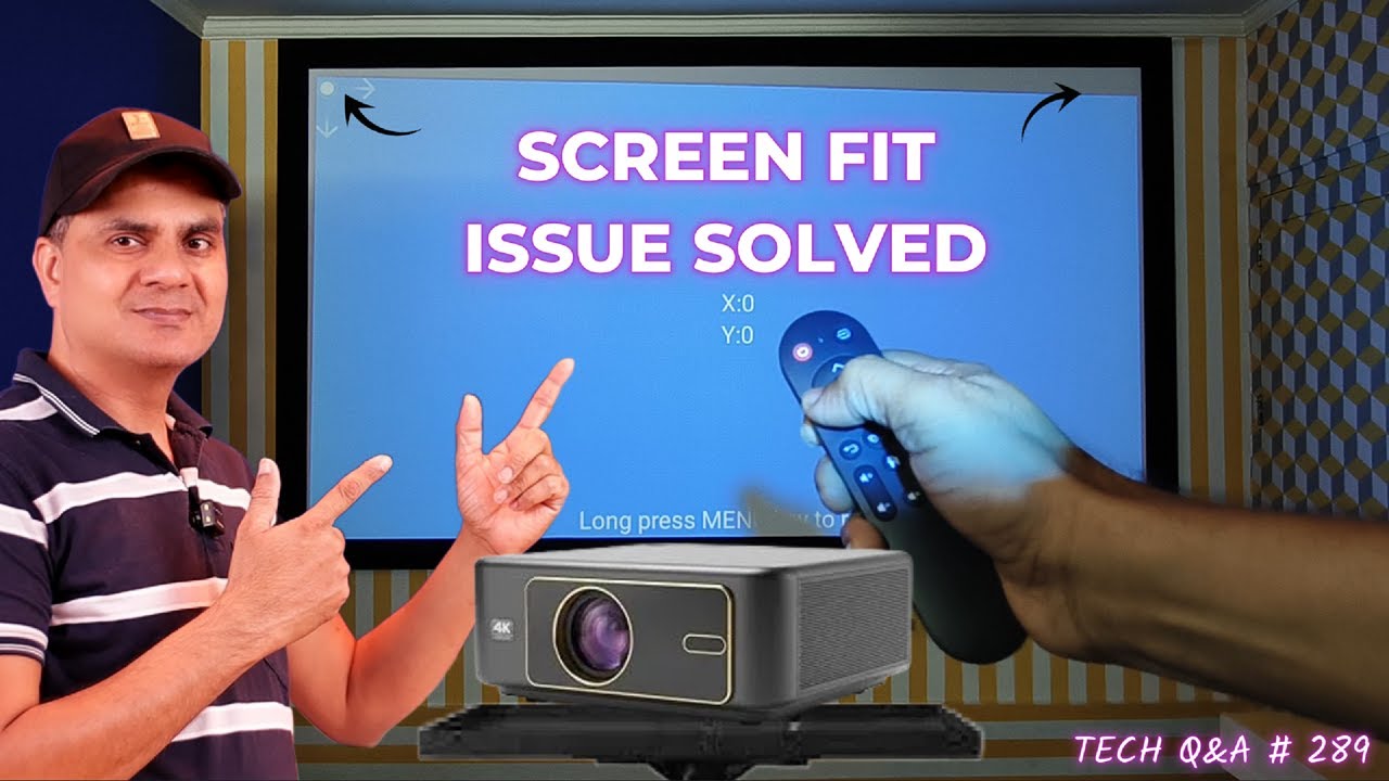 Projector Display Screen Fit Issue Solved | मैने कौनसी company ke बाल लगवाए हैं | Tech Q&A