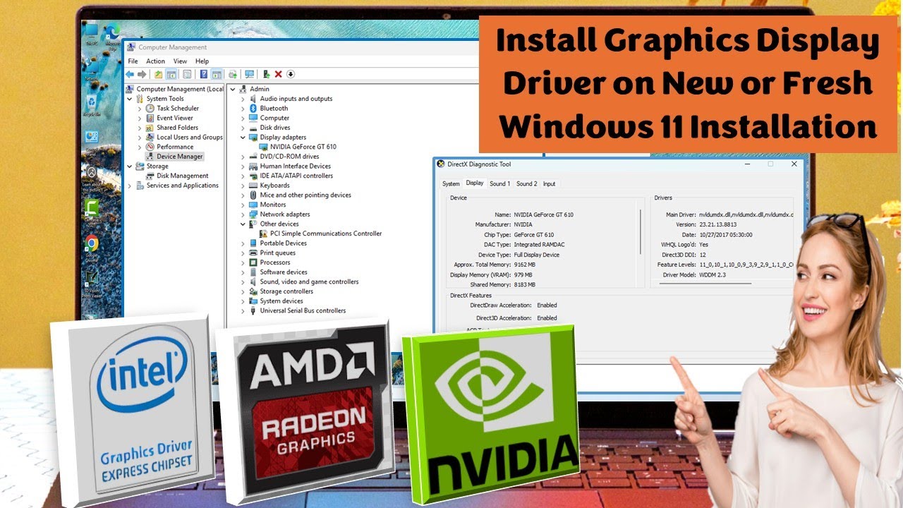 How to Install Graphics Display Driver on New or Fresh Windows 11 Installation