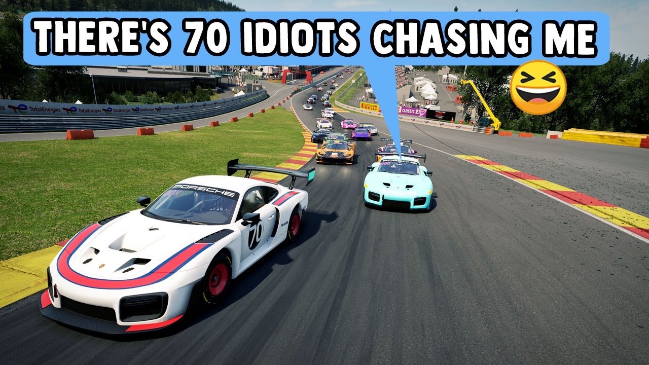 Big Grid Meme Race In The L O N G  P O R S C H E