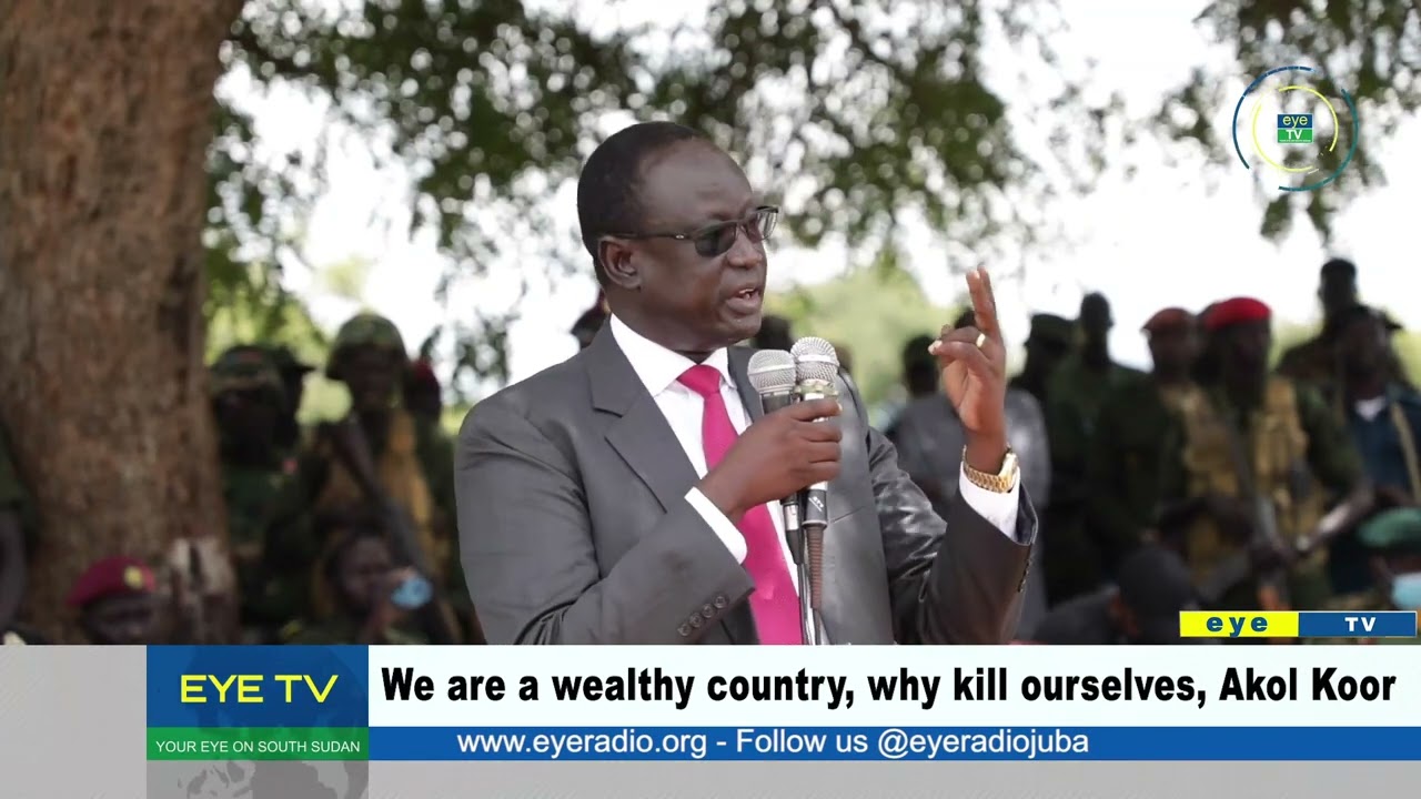 We are a wealthy country, why kill ourselves Akol Koor