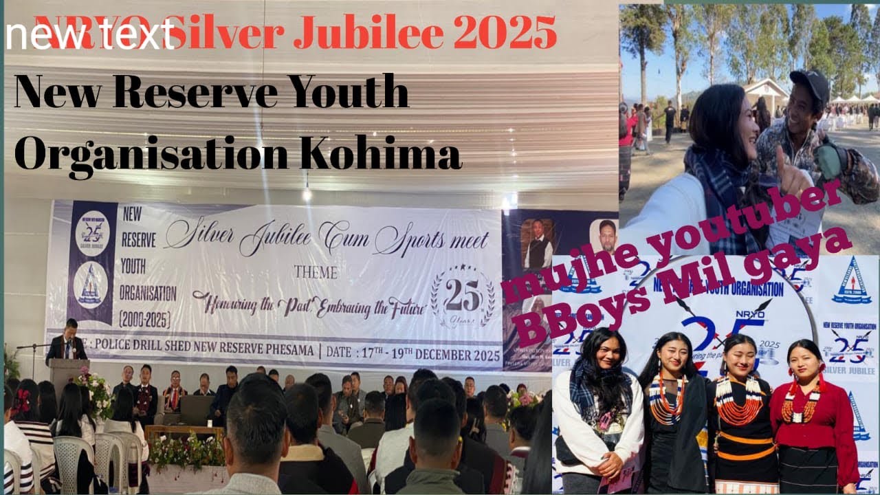 NRYO Silver Jubilee 2025 New Reserve Youth Organisation Kohima 👍👌💪 #plslikesubscribe #supportmychan