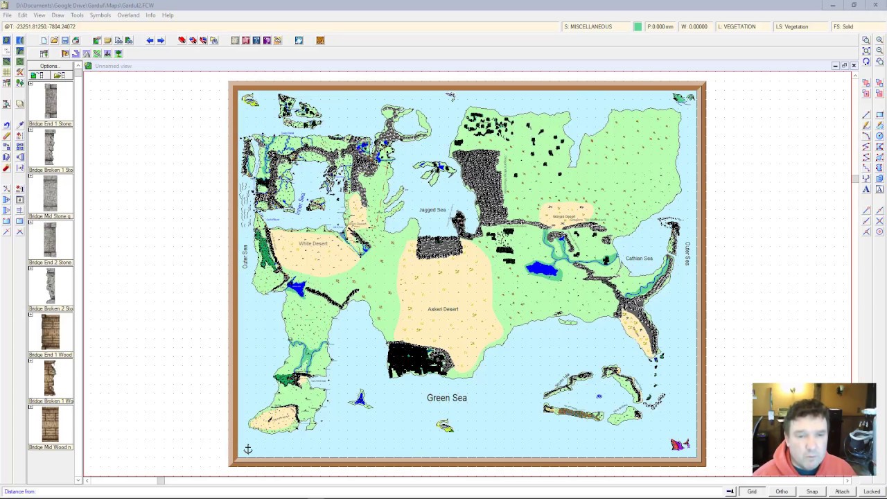 What type of software I use when creating fantasy maps?