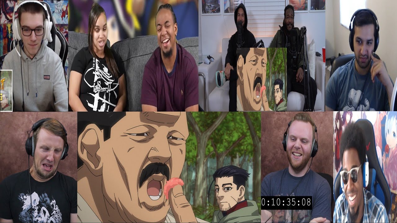 GOLDEN KAMUY EPISODE 2x3 REACTION MASHUP!!