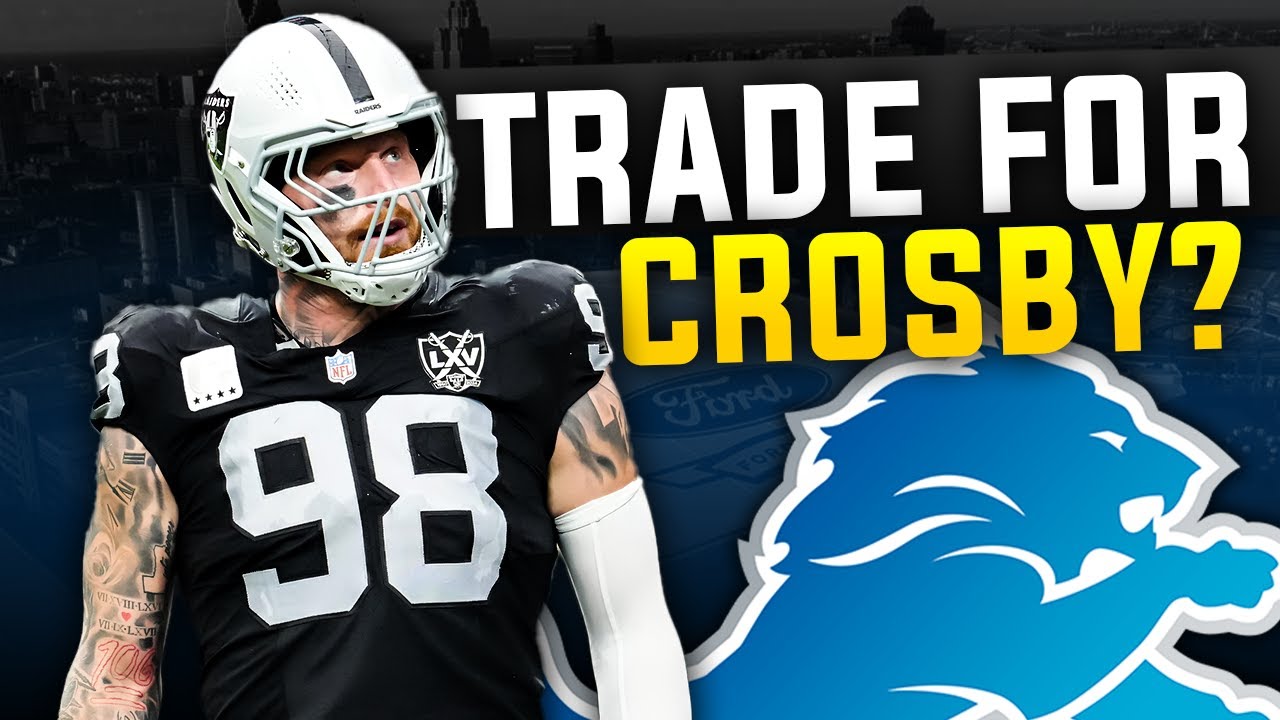 Maxx Crosby RUMORED to Detroit Lions?!