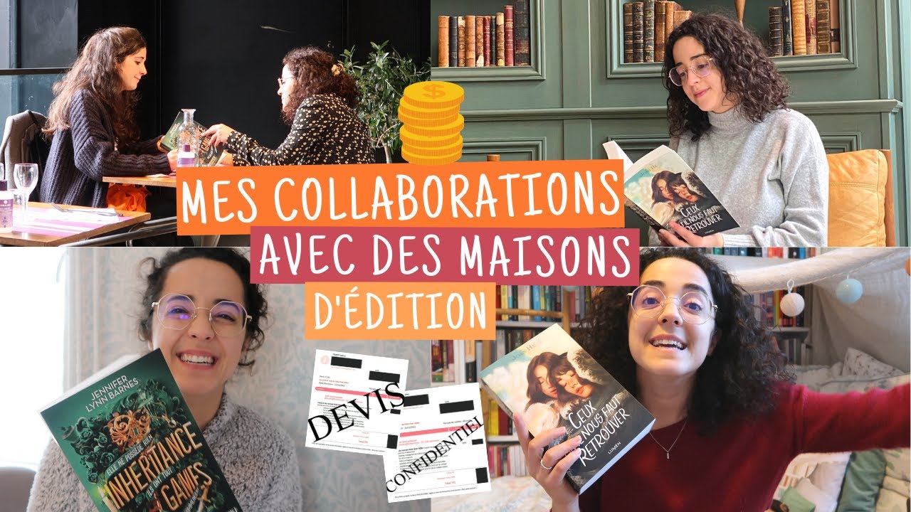 Mes collaborations rémunérées 💰 avec les maisons d'édition 📚 de A à Z !