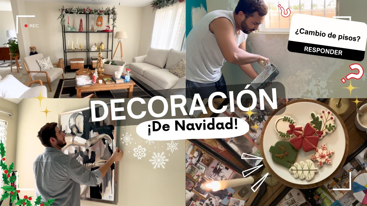 ✅NAVIDAD la puse en MINUTOS 😱sala Inspira tu estilo 🎄