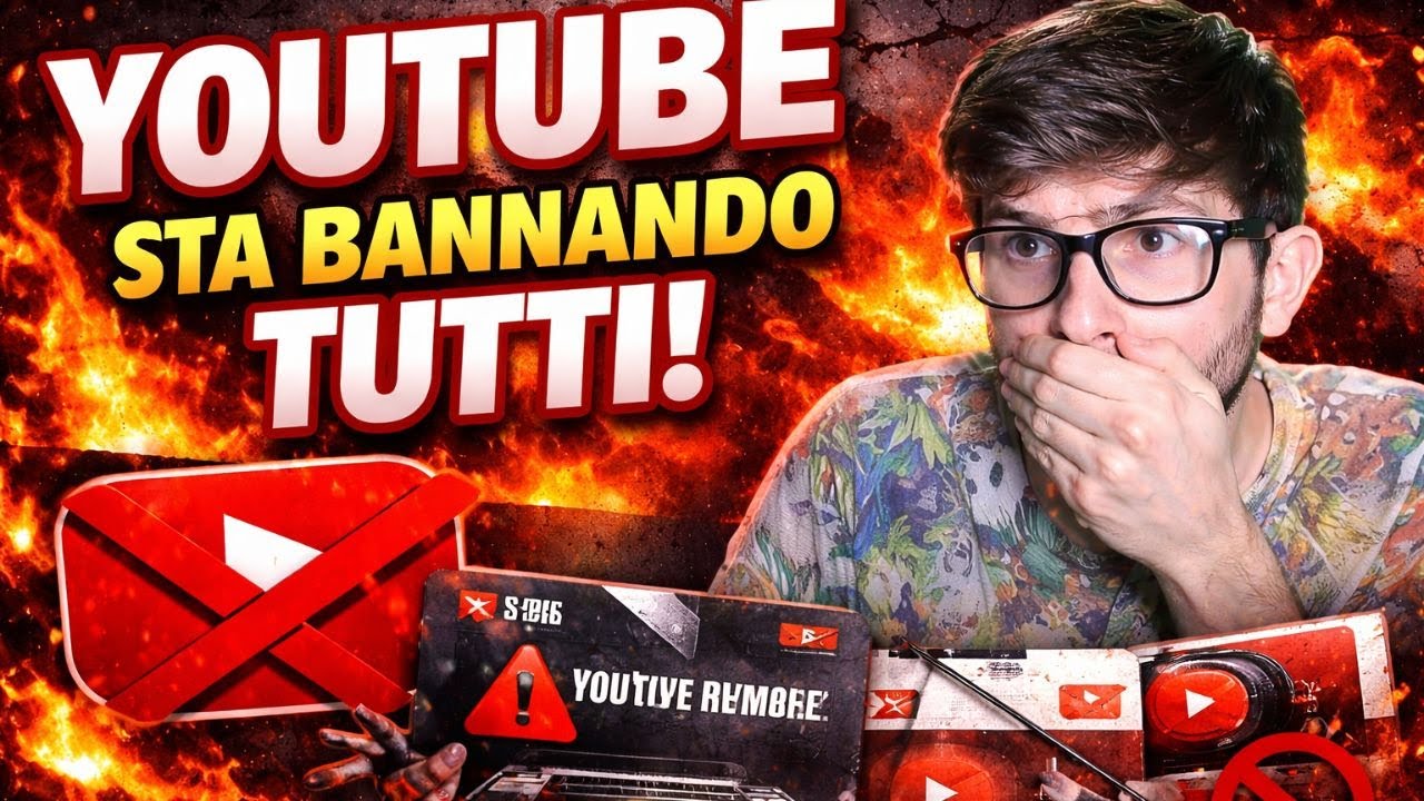 YouTube sta bannando TUTTI  (No Clickbait.)
