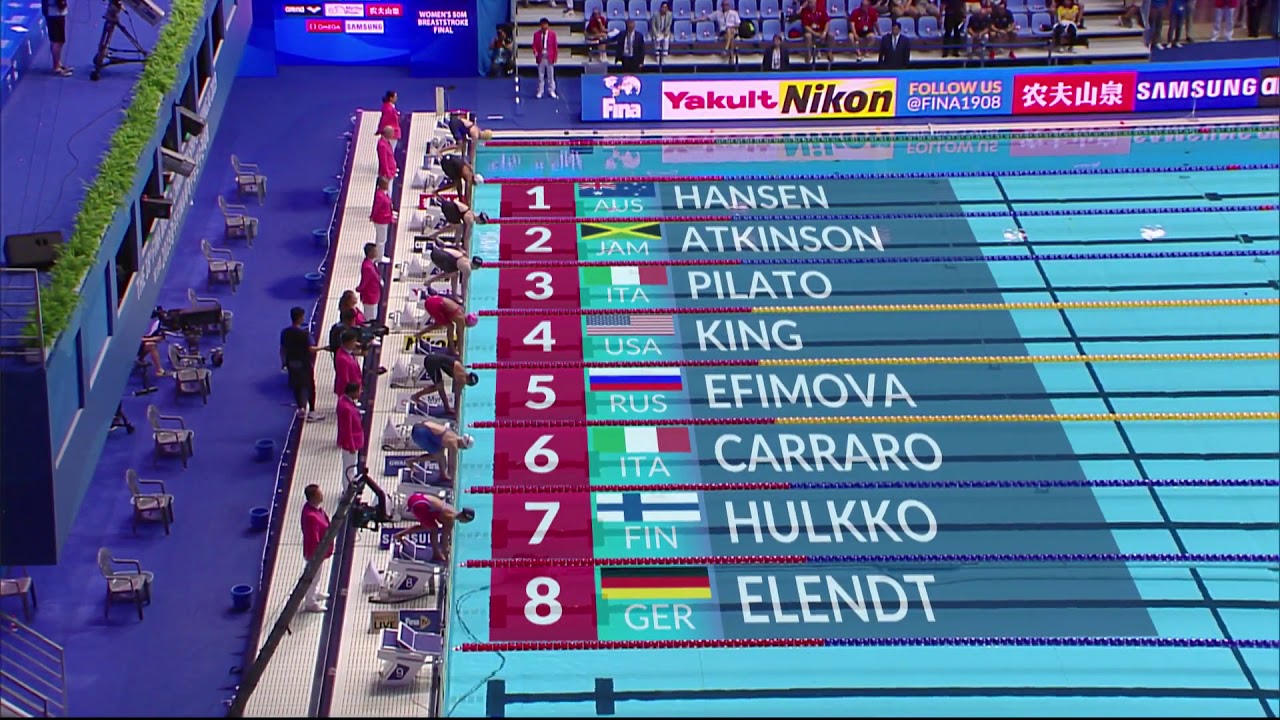 Lilly King 🇺🇸 Women's 50m Breaststroke Final Fina 2019 Swimming World Championship Gwangju