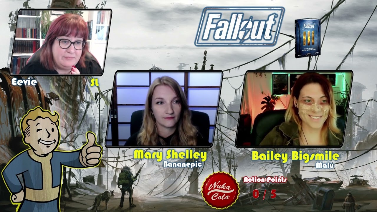 Fallout Rollenspiel: Verrückt nach Mary - Pen and Paper mit SL Eevie, Malu und Bana von @OrkiG