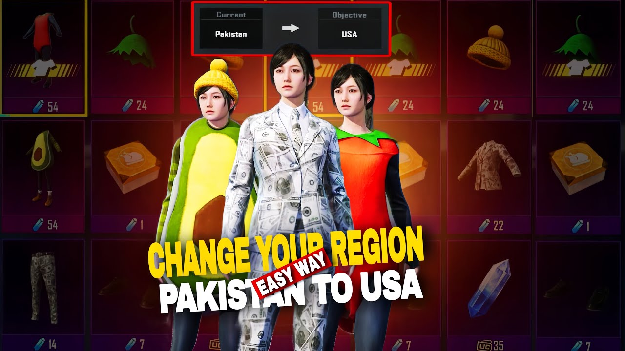 HOW TO CHANGE YOUR REGION TO USA 🇺🇸 IN PUBG MOBILE | CHANGE REGION FROM PAK TO USA IN PUBG MOBILE