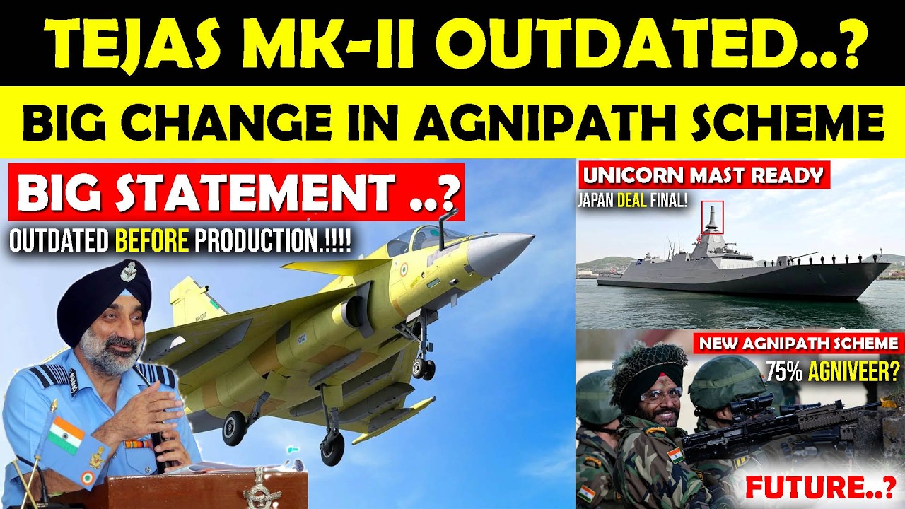 Indian Defence News:Tejas Mk2 Outdated..?,India-Japan Secret Deal,Big Change in Agniveer Scheme.!!!