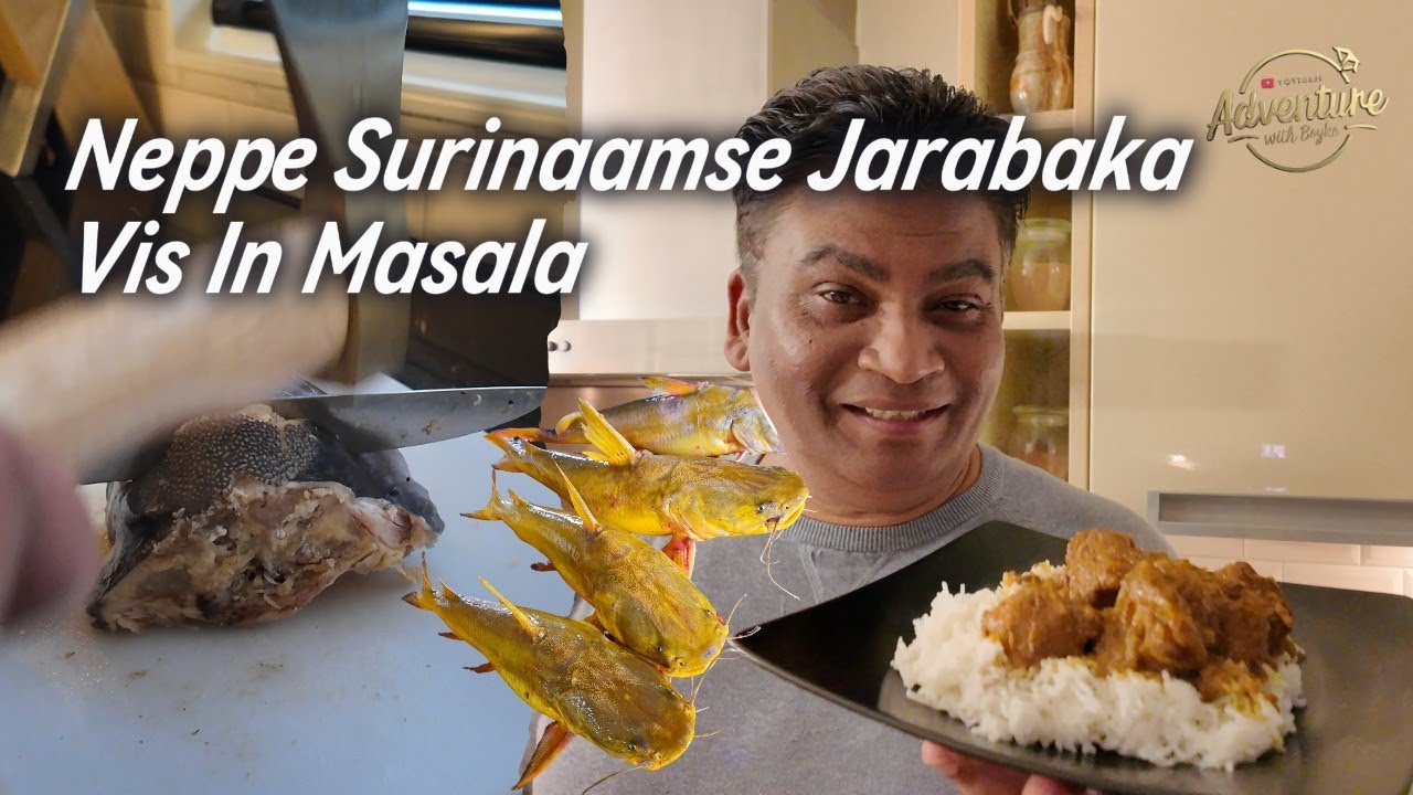 Neppe Surinaamse Jarabaka Vis In Masala | Jarabaka Kop