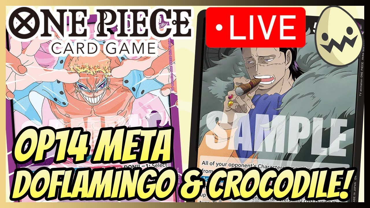 One Piece Card Game: OP14 Doflamingo & Crocodile Testing!